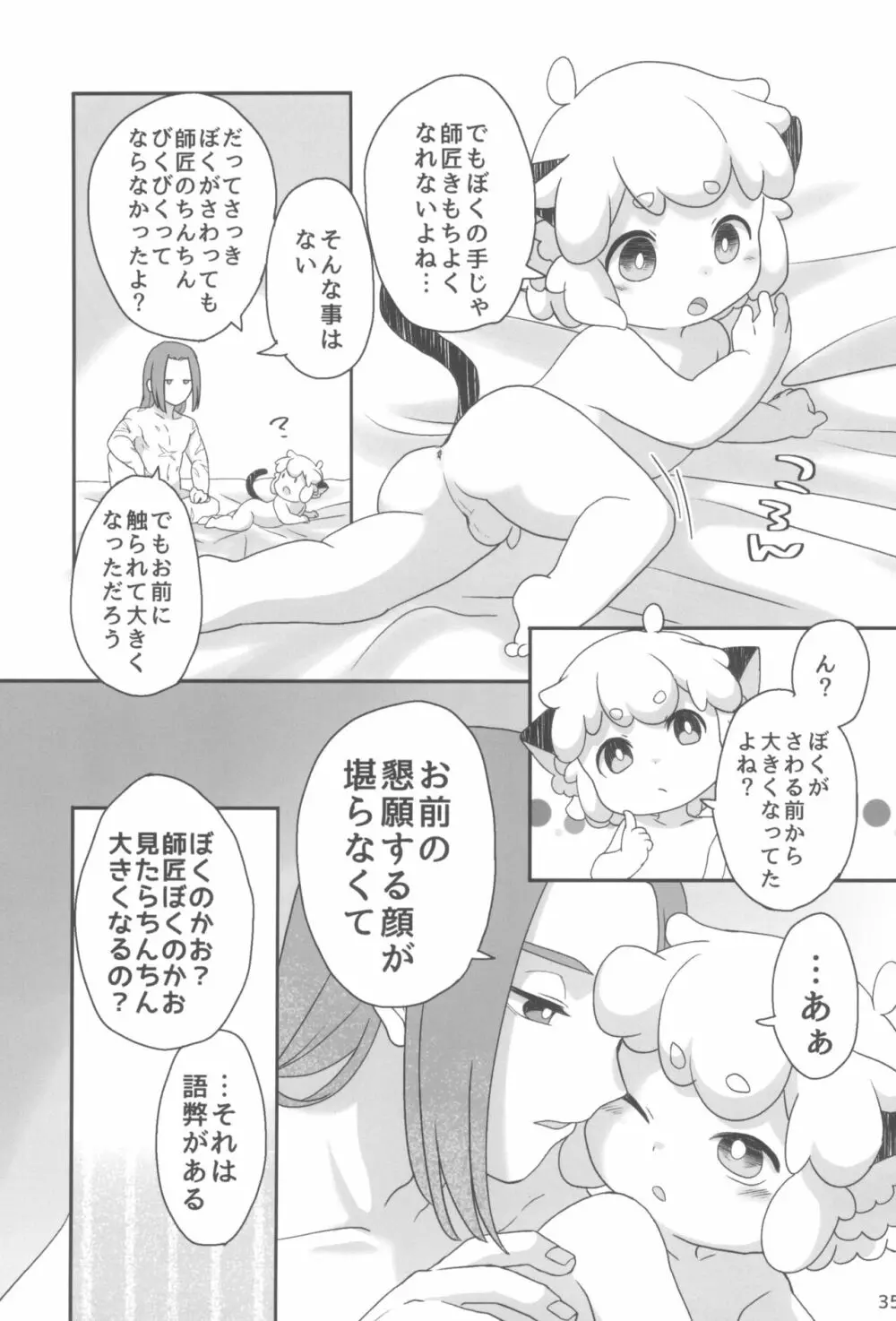 ぼくと師匠のはじめての。 -side6- Page.35