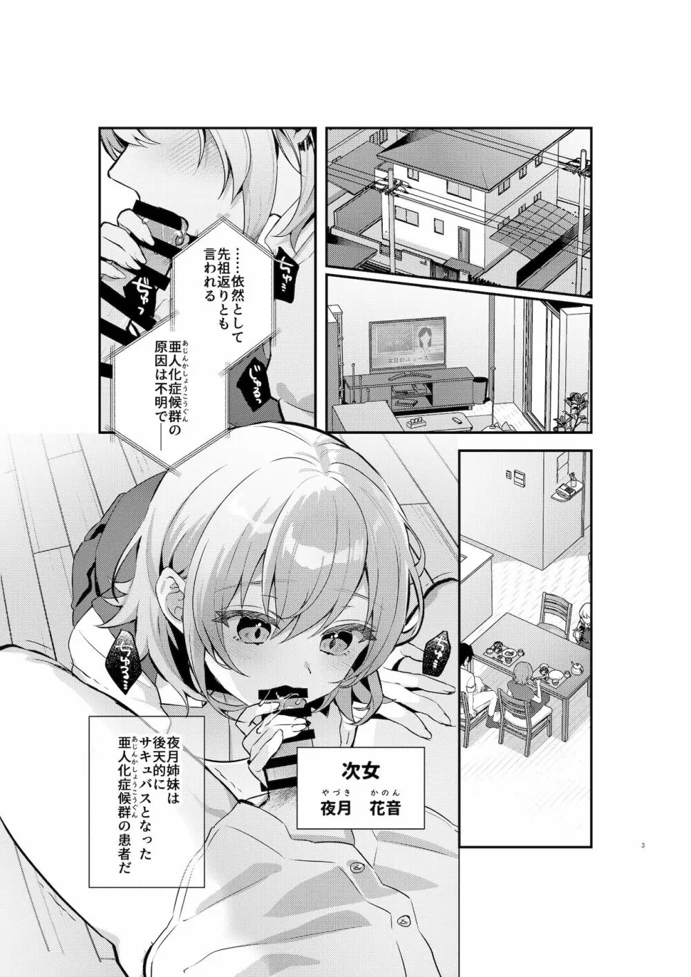 夜月姉妹の非常食1 Page.2