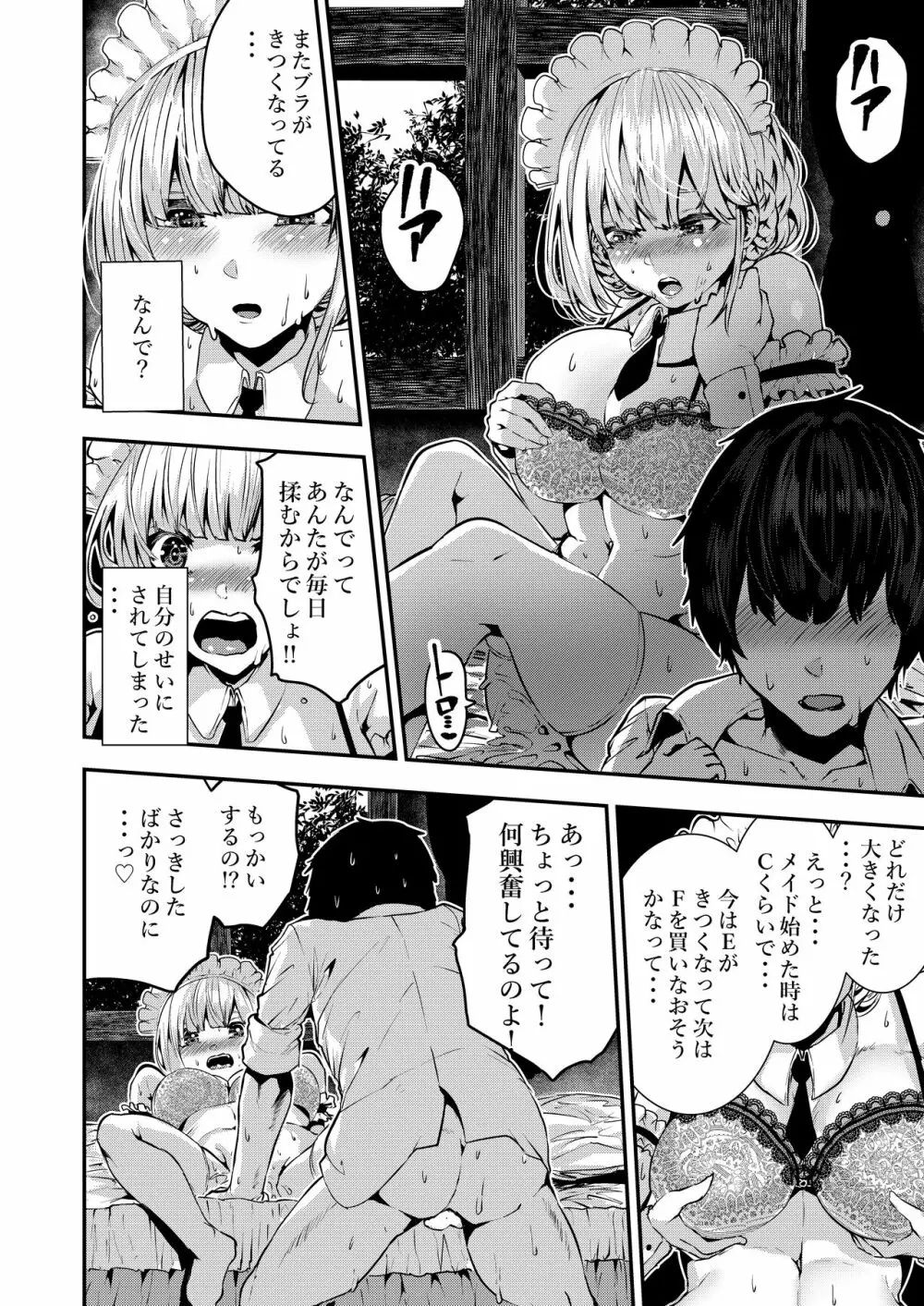 デレデレメイドとツンデレメイドと淫乱メイドとしこたまえっち Page.11