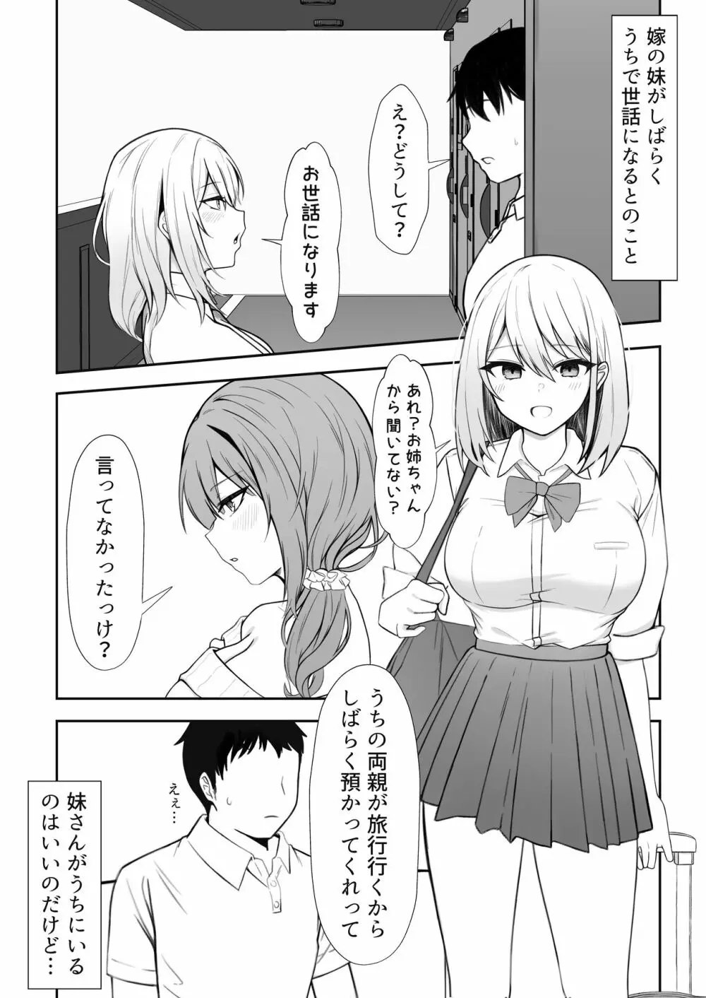 家にやってきた義妹がエロすぎて妻に隠れて浮気っくす Page.3