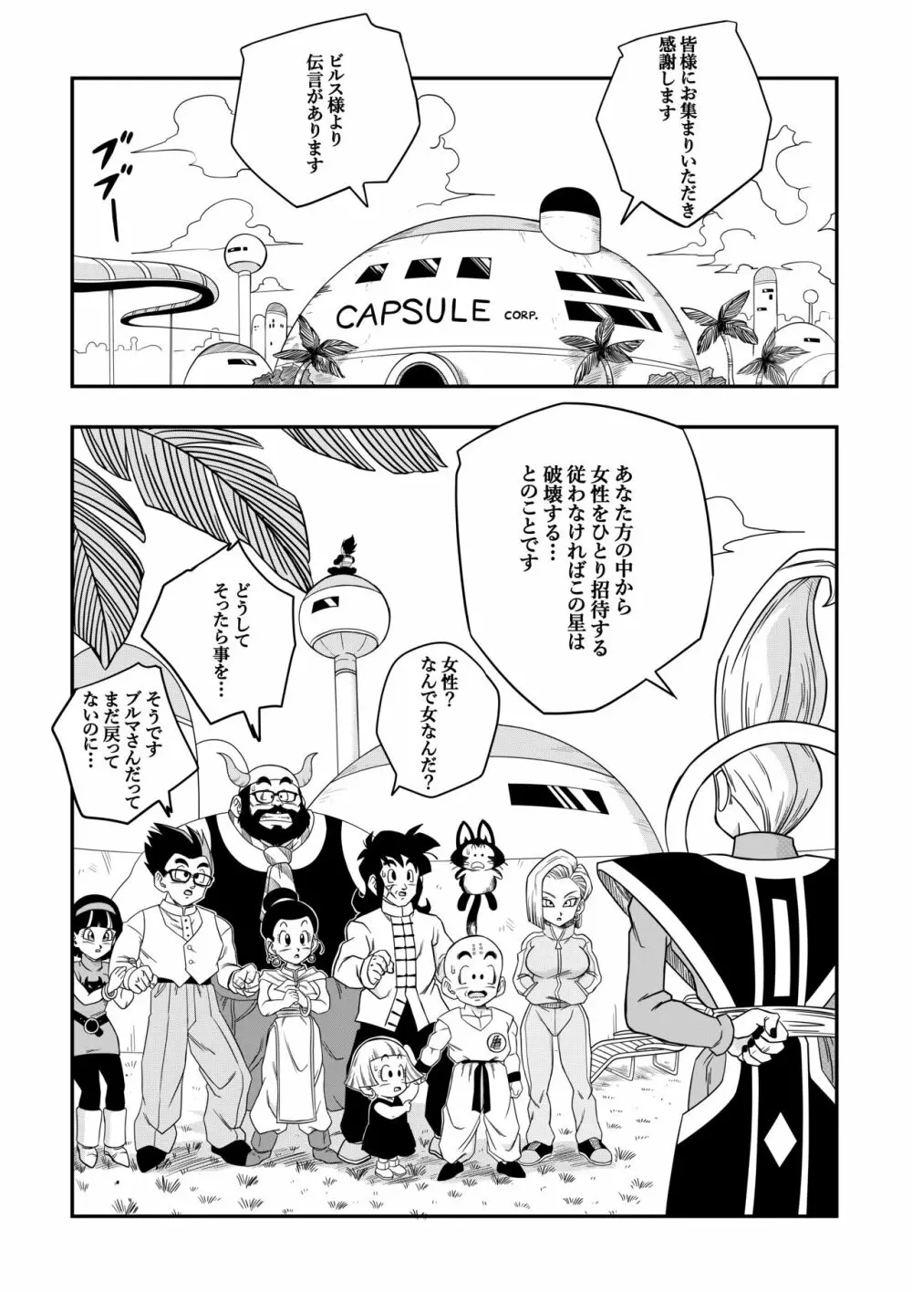 誰もビ○スに逆らえない! N18 VS BEERUS JAPANESE Page.10