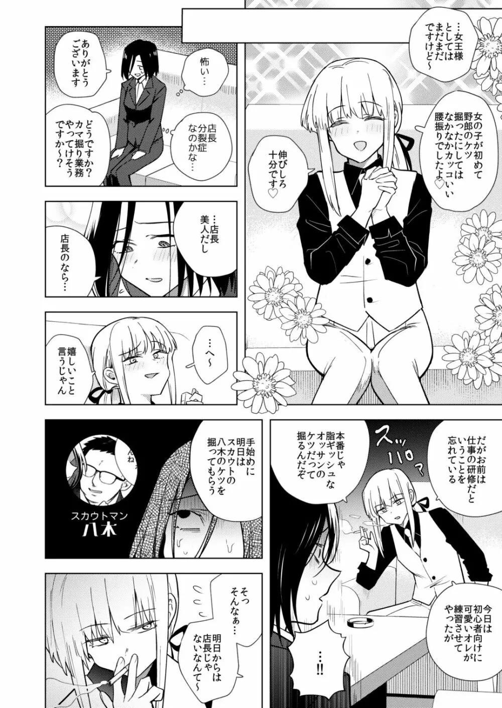 適性０のふたなり女王様 -鬼シゴキ！地獄の逆アナル研修- Page.20