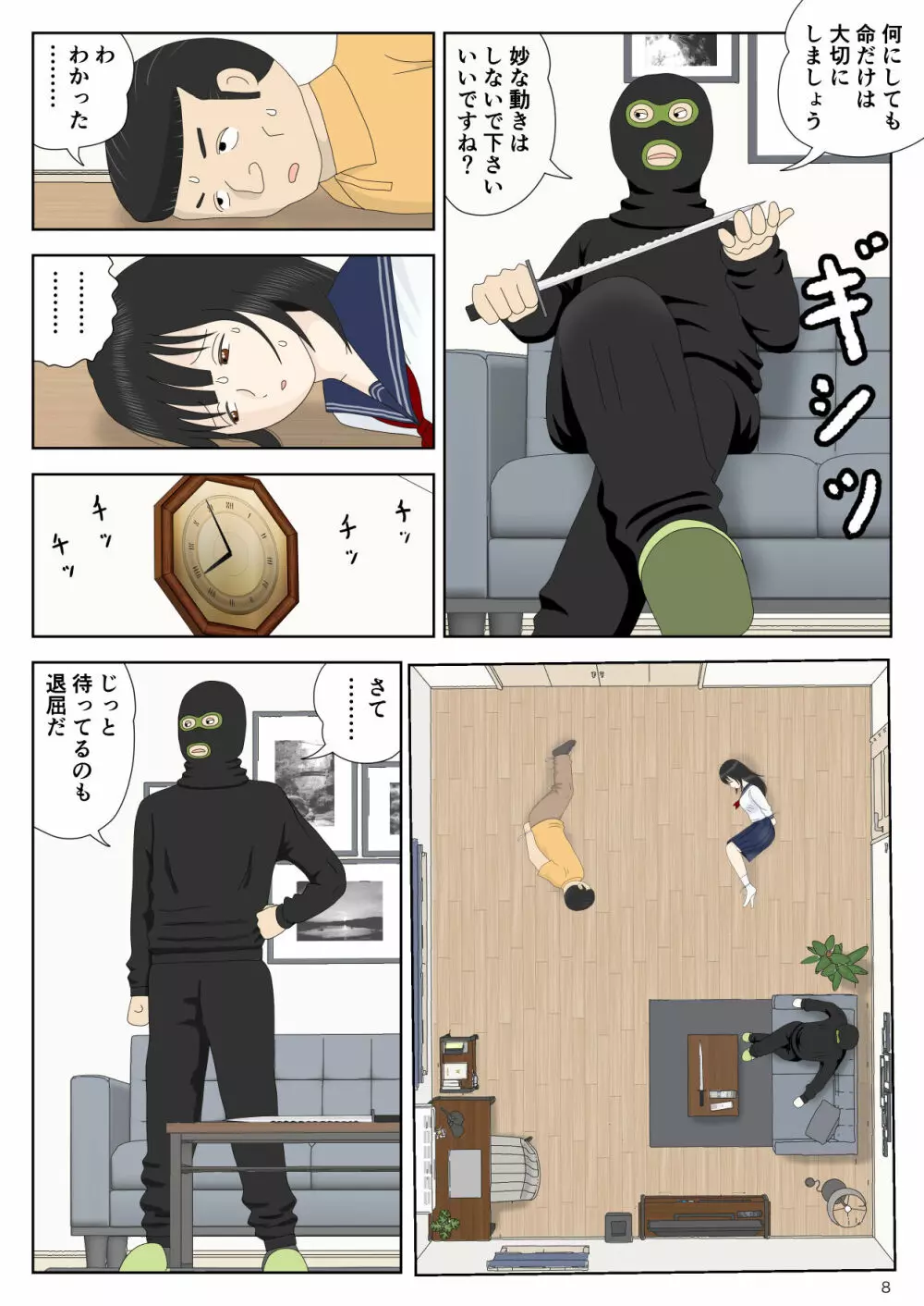 強盗の夜 Page.8