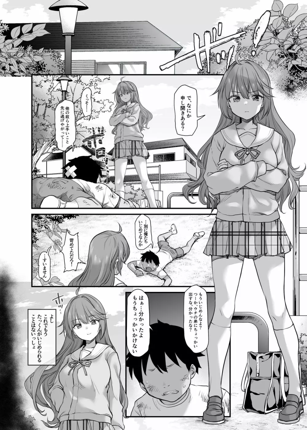 イジメられている弟のために悪ガキに体を好きにされるお姉ちゃんの話 Page.6