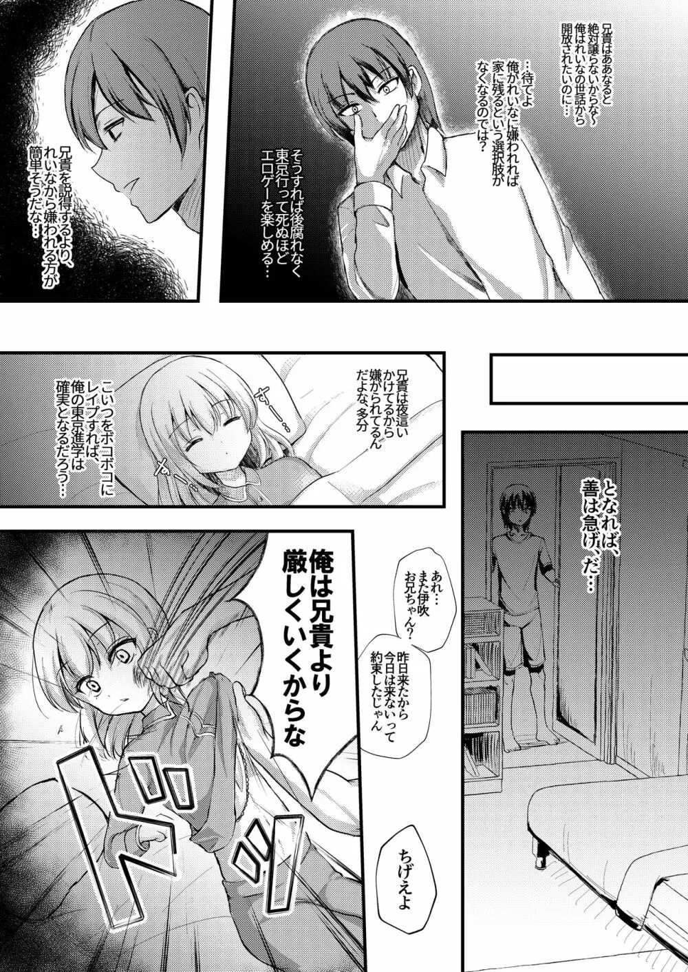 諸般の事情で妹レイプしてみた。 Page.9