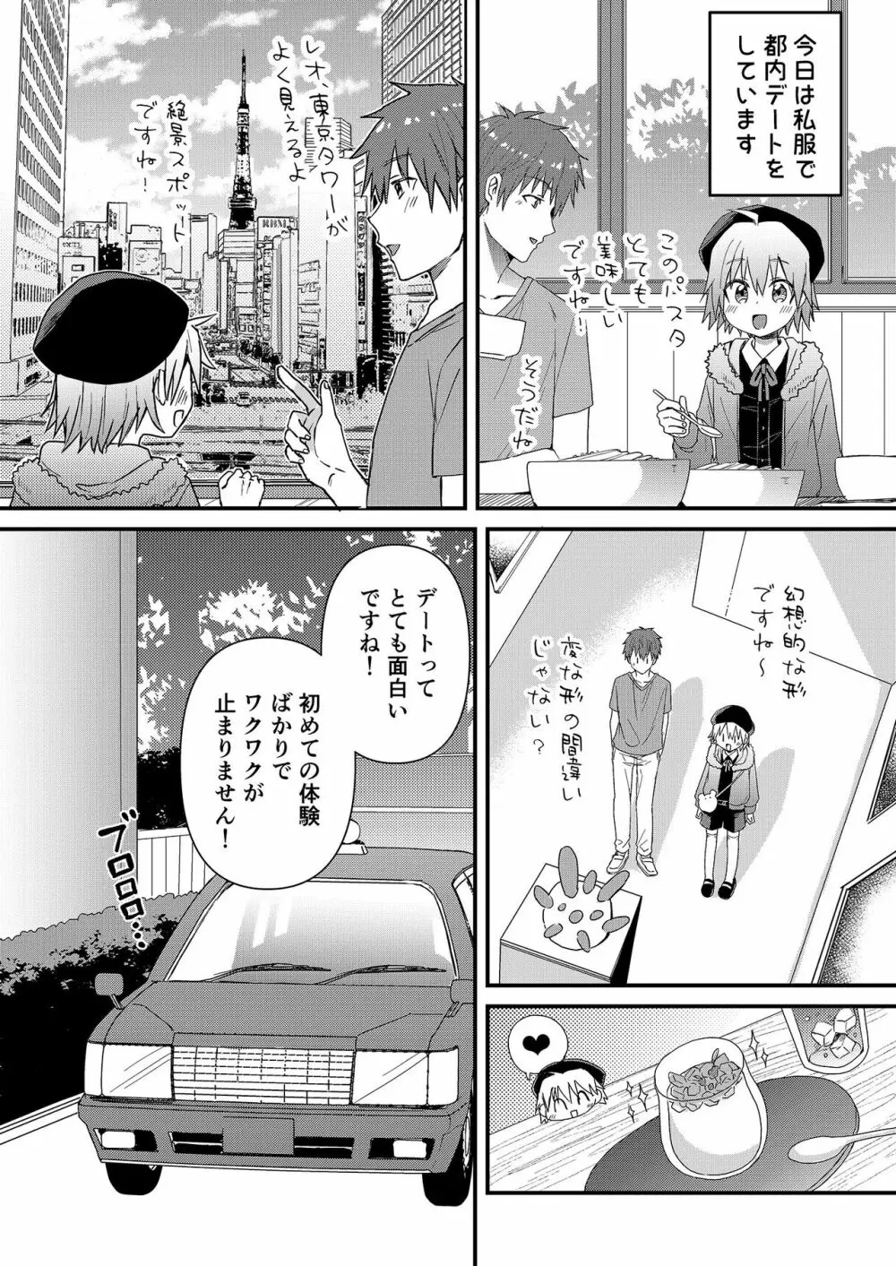 可愛いメイドの男のコ ドＳご主人様と大人のデート編 Page.7