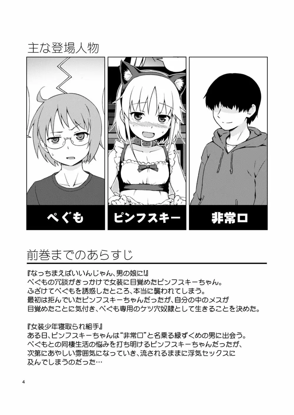 女装少年にゃんにゃん縛り! Page.3