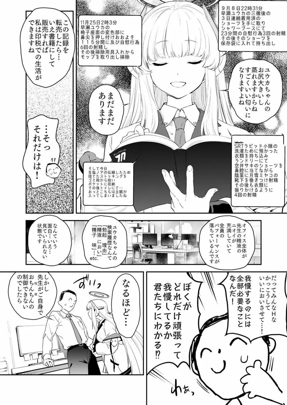 セミナー書記生塩ノアによる逆ちんぽ管理記録 Page.5