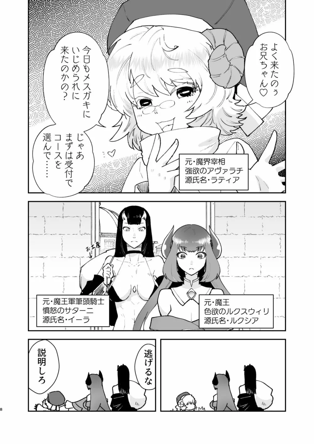 元最強魔王現TS娼婦3 メスガキ魔族に搾り取られたい編 Page.6