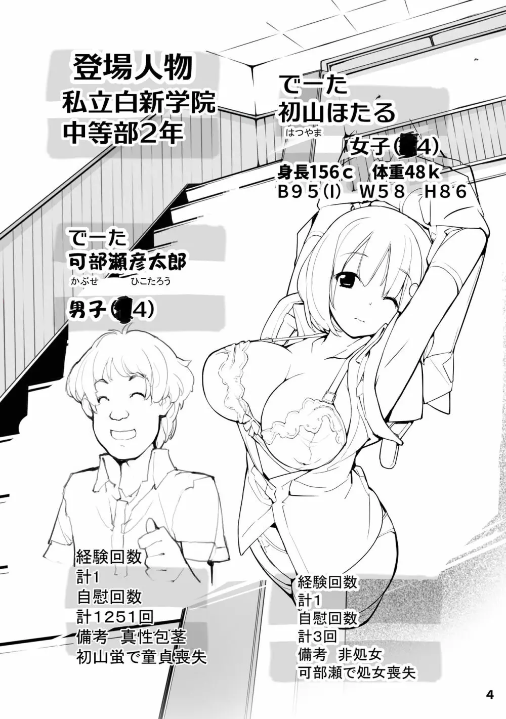 性にウトかった私はクラスの男子と○○○してしまいました。2 Page.4