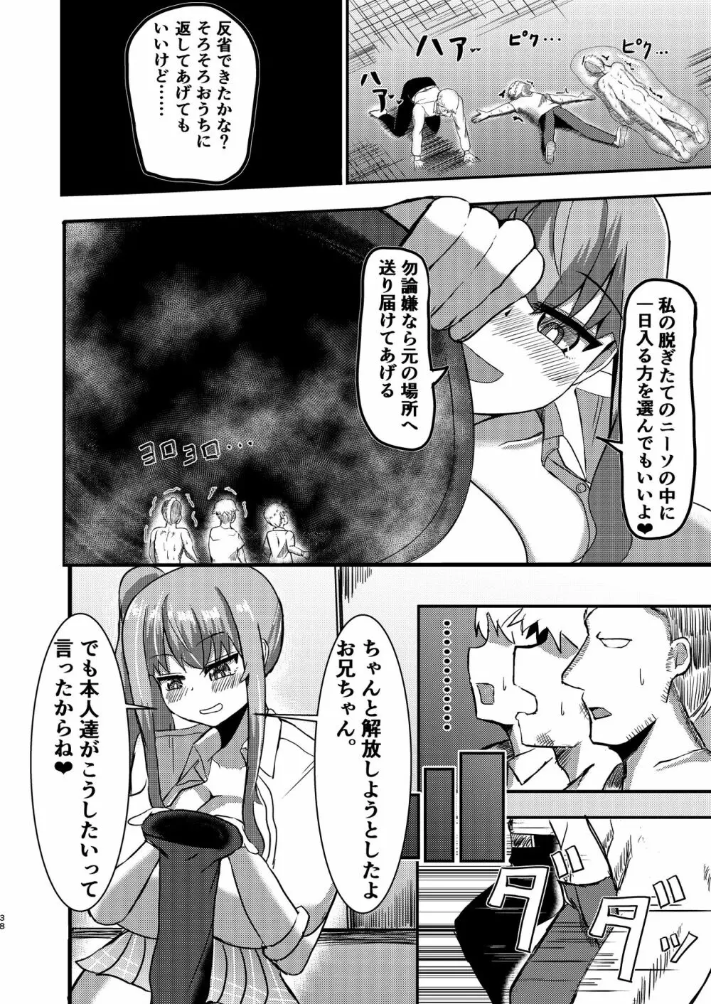 でかいも! ビルより大きい妹が街の支配者になる話 Page.37