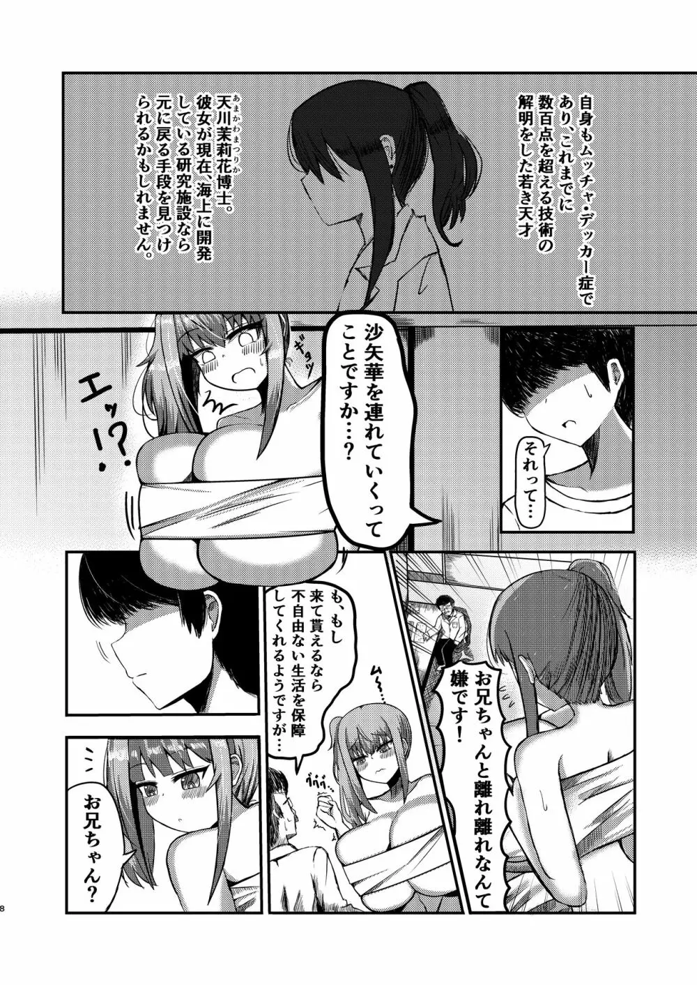 でかいも! ビルより大きい妹が街の支配者になる話 Page.7