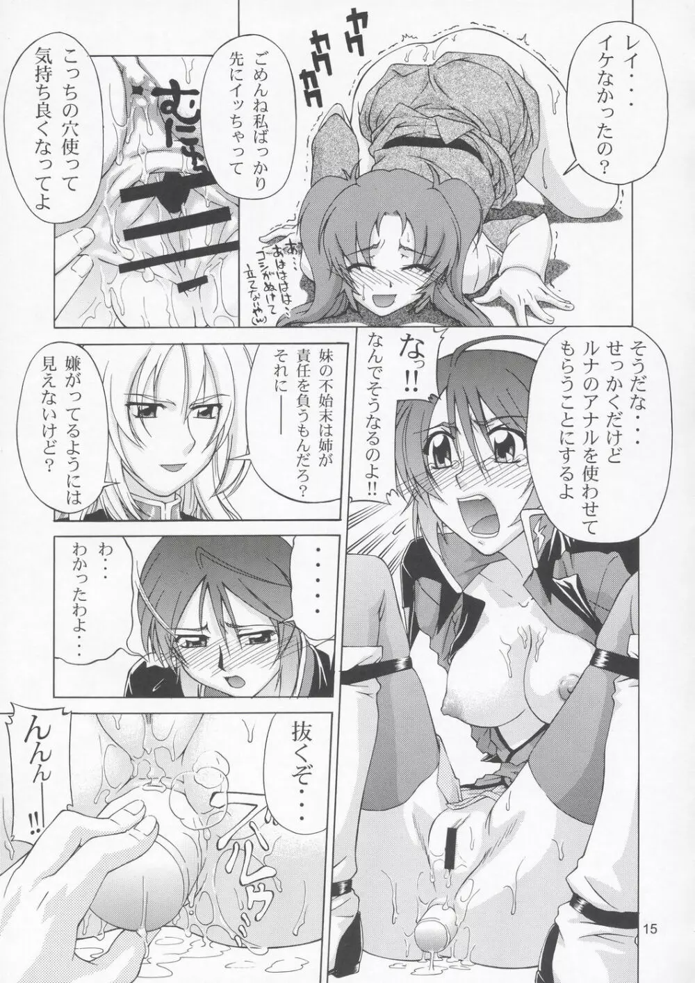 ルナマリアとメイリンさん ですってね！ Page.14