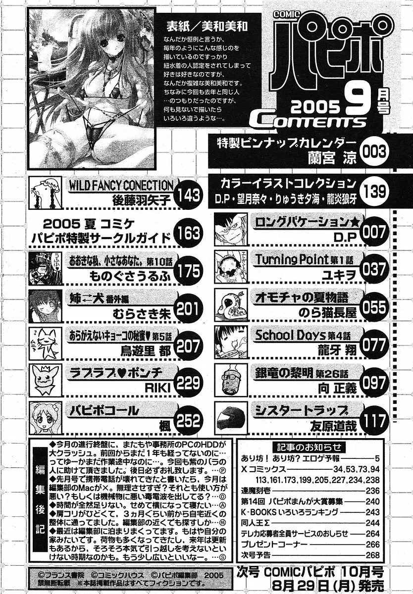 COMIC パピポ 2005年09月号 Page.262