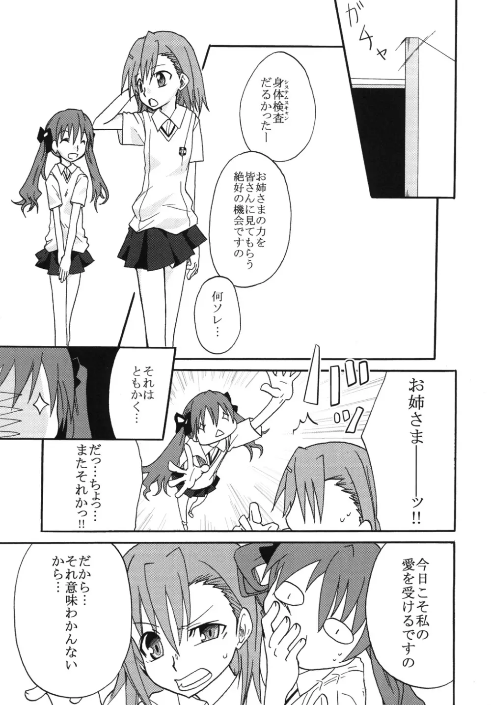 美琴と黒子がちゅっちゅする超電磁砲 Page.4