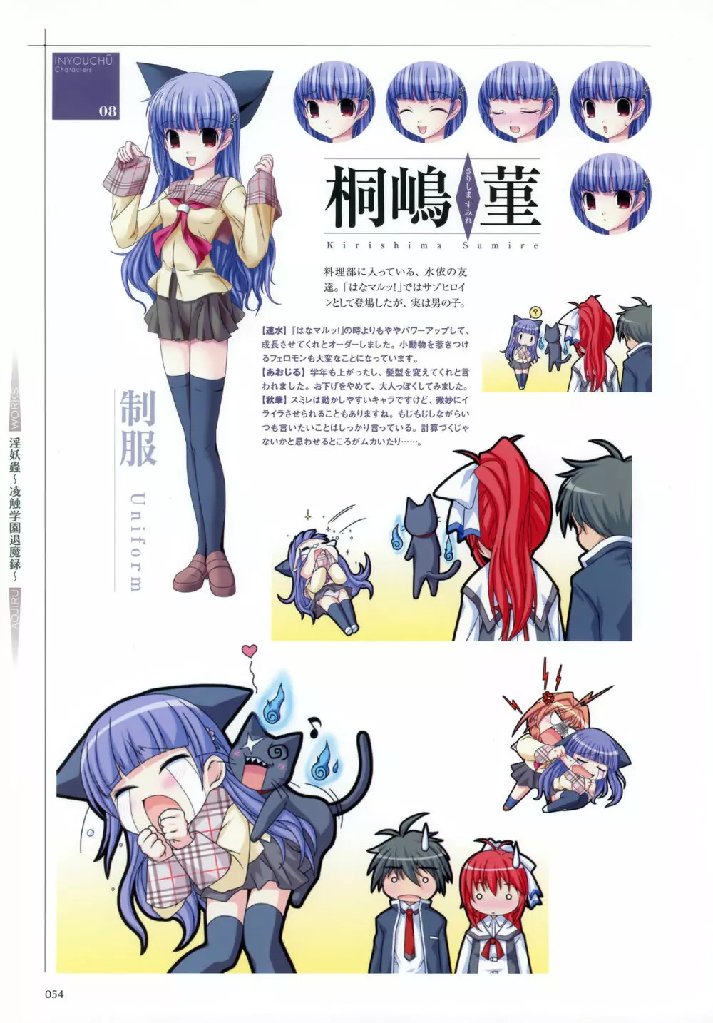 Aojiru Works Artbook Page.55