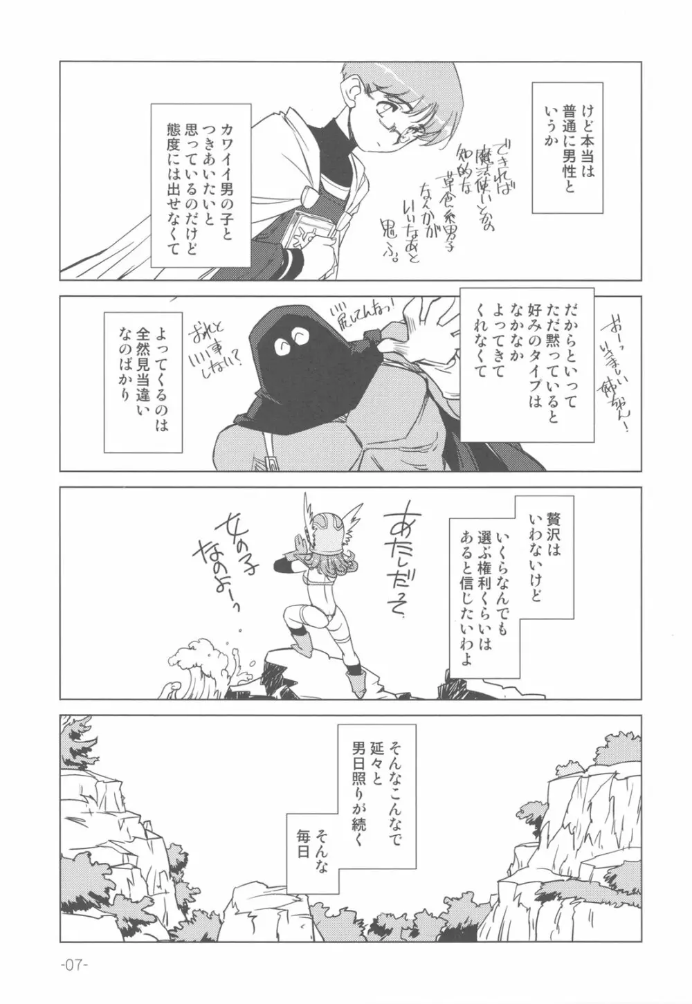 女戦士の秘密 Page.7