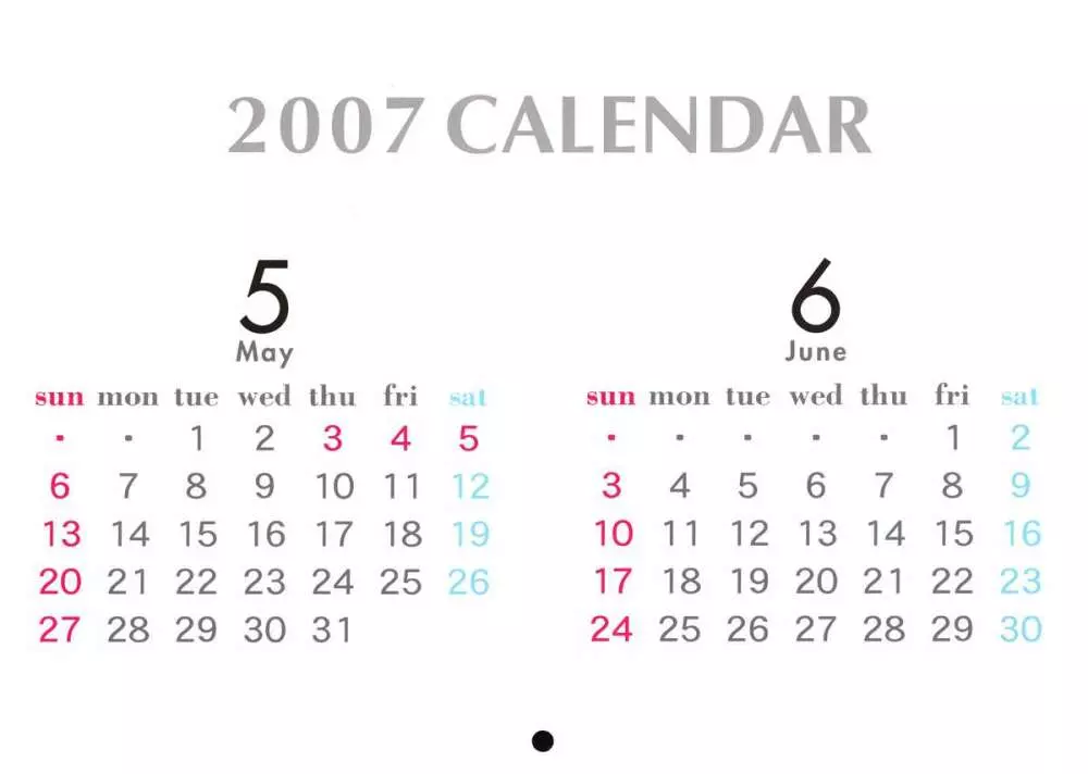 2007 Calendar Page.7