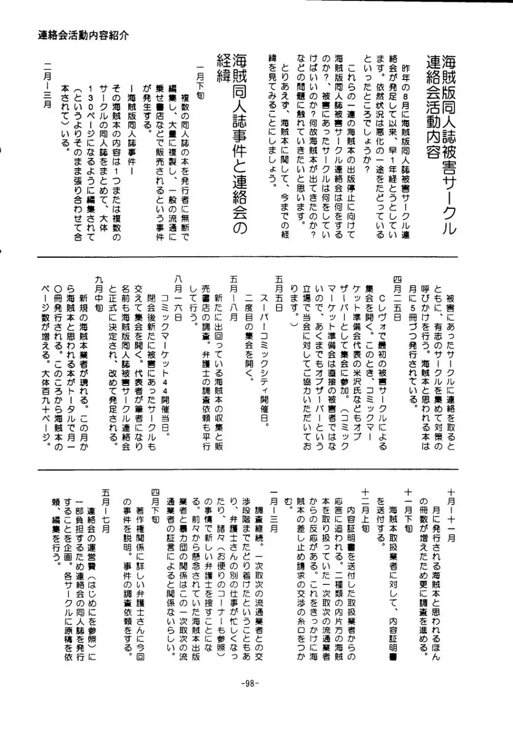 海賊版同人誌打倒版!! 被害報告 Page.99