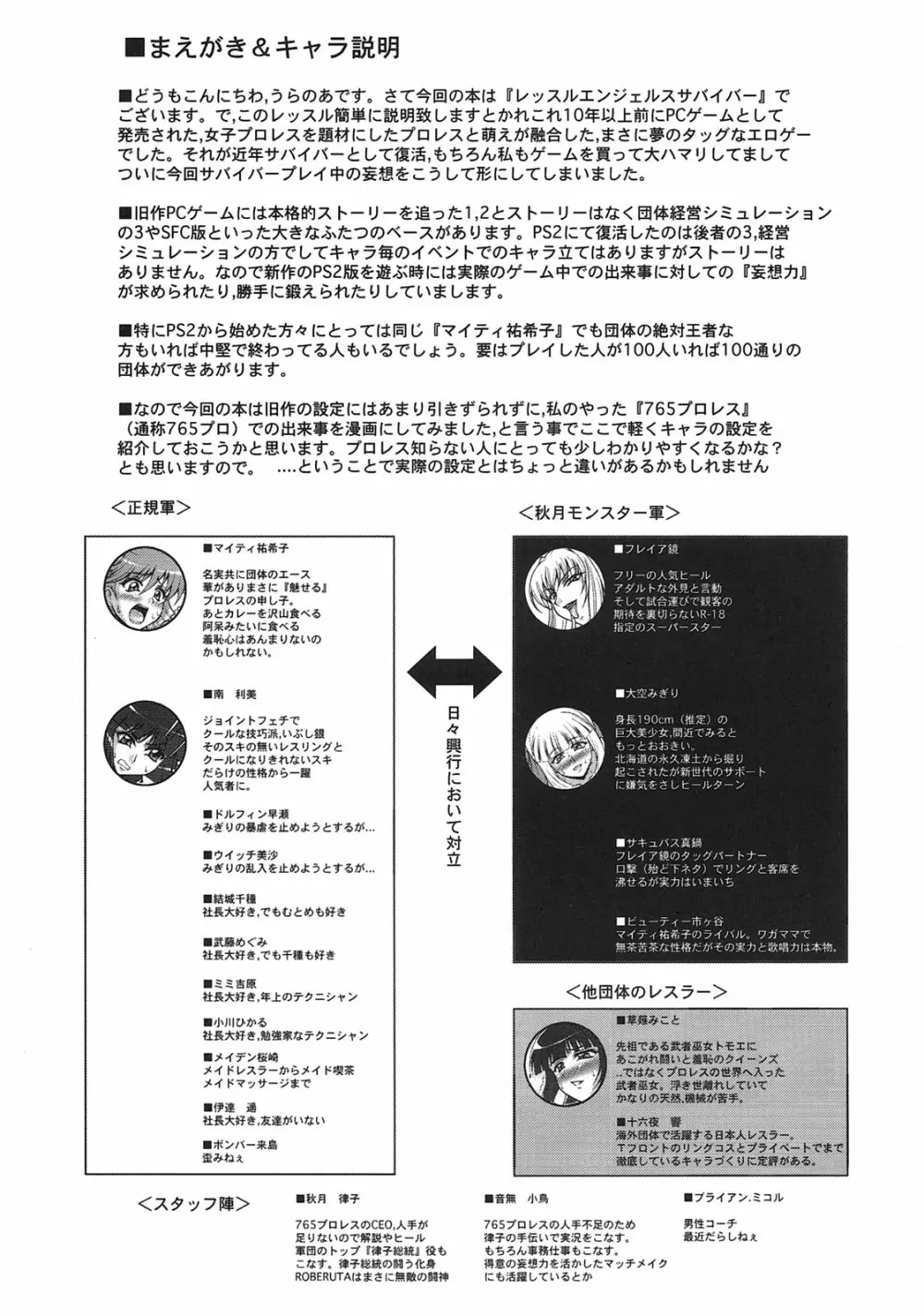THE WRESTLE M@STER Page.3