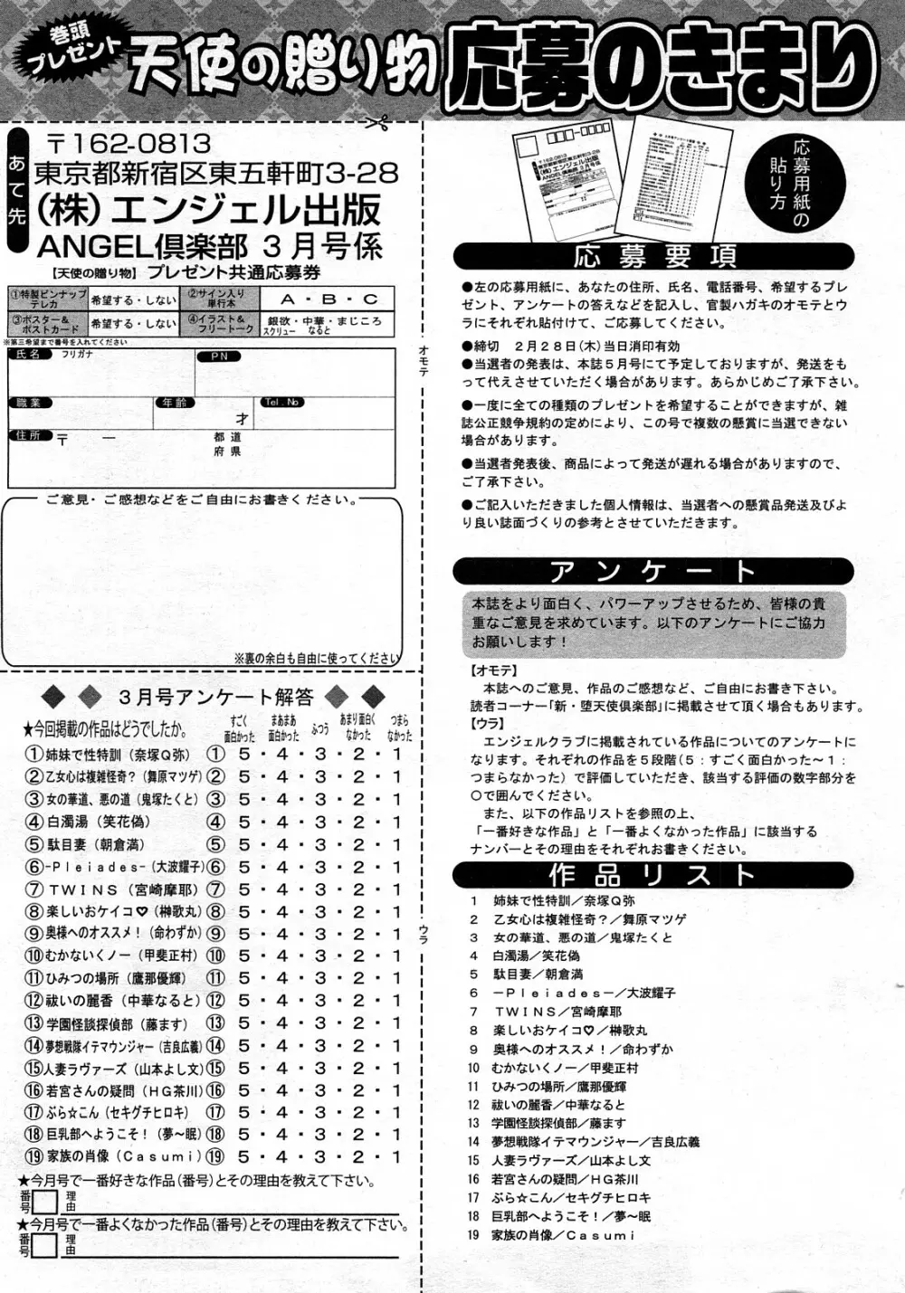 ANGEL 倶楽部 2008年3月号 Page.423