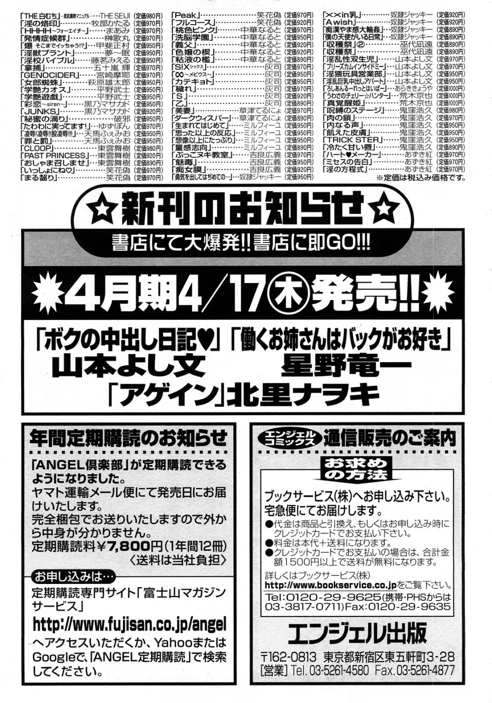 ANGEL 倶楽部 2008年5月号 Page.195