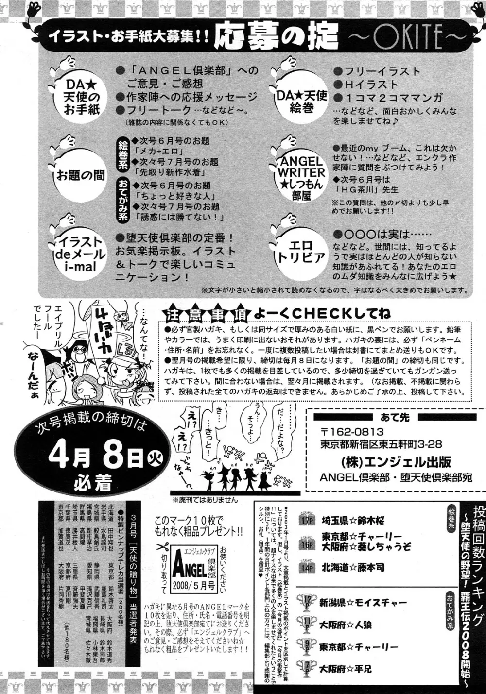 ANGEL 倶楽部 2008年5月号 Page.422