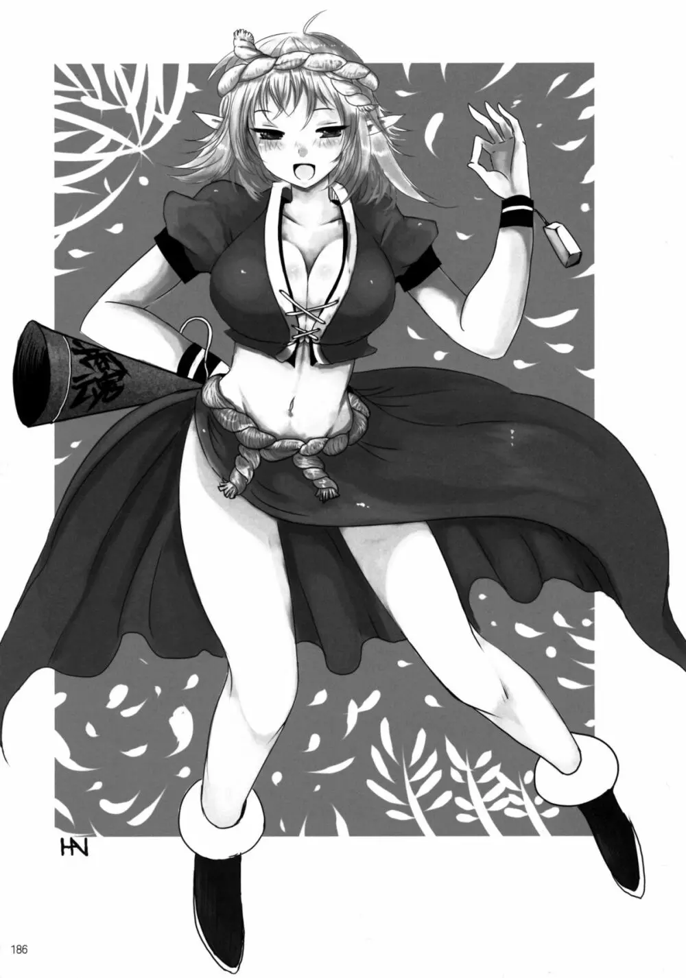しじゅうしちのゆうきとつるぎ 47 braves&blades ~大嘘忠臣蔵~ ドキッ!女しかいない四十七士 VS キラ軍団 Page.186