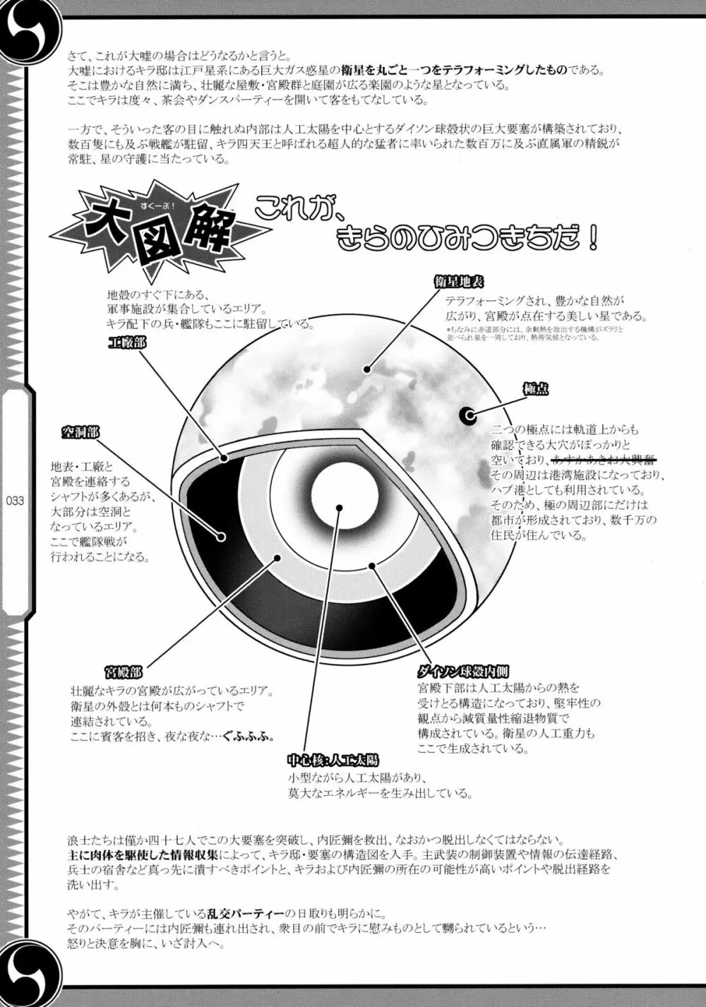 しじゅうしちのゆうきとつるぎ 47 braves&blades ~大嘘忠臣蔵~ ドキッ!女しかいない四十七士 VS キラ軍団 Page.33