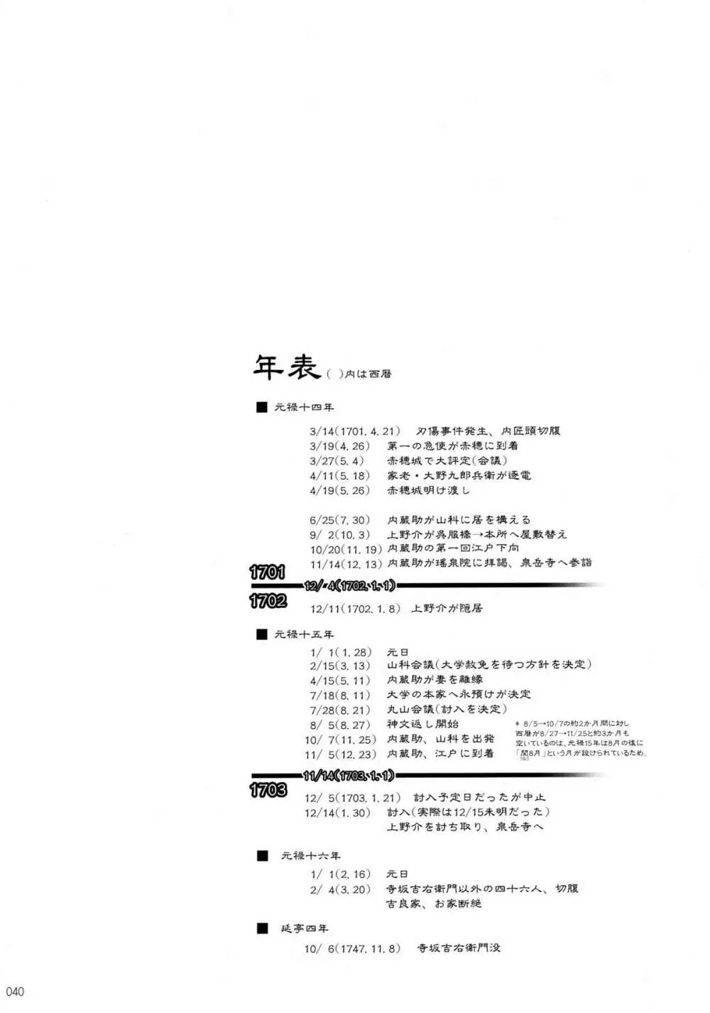 しじゅうしちのゆうきとつるぎ 47 braves&blades ~大嘘忠臣蔵~ ドキッ!女しかいない四十七士 VS キラ軍団 Page.40