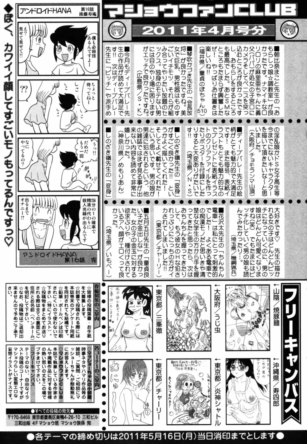 コミック・マショウ 2011年6月号 Page.254