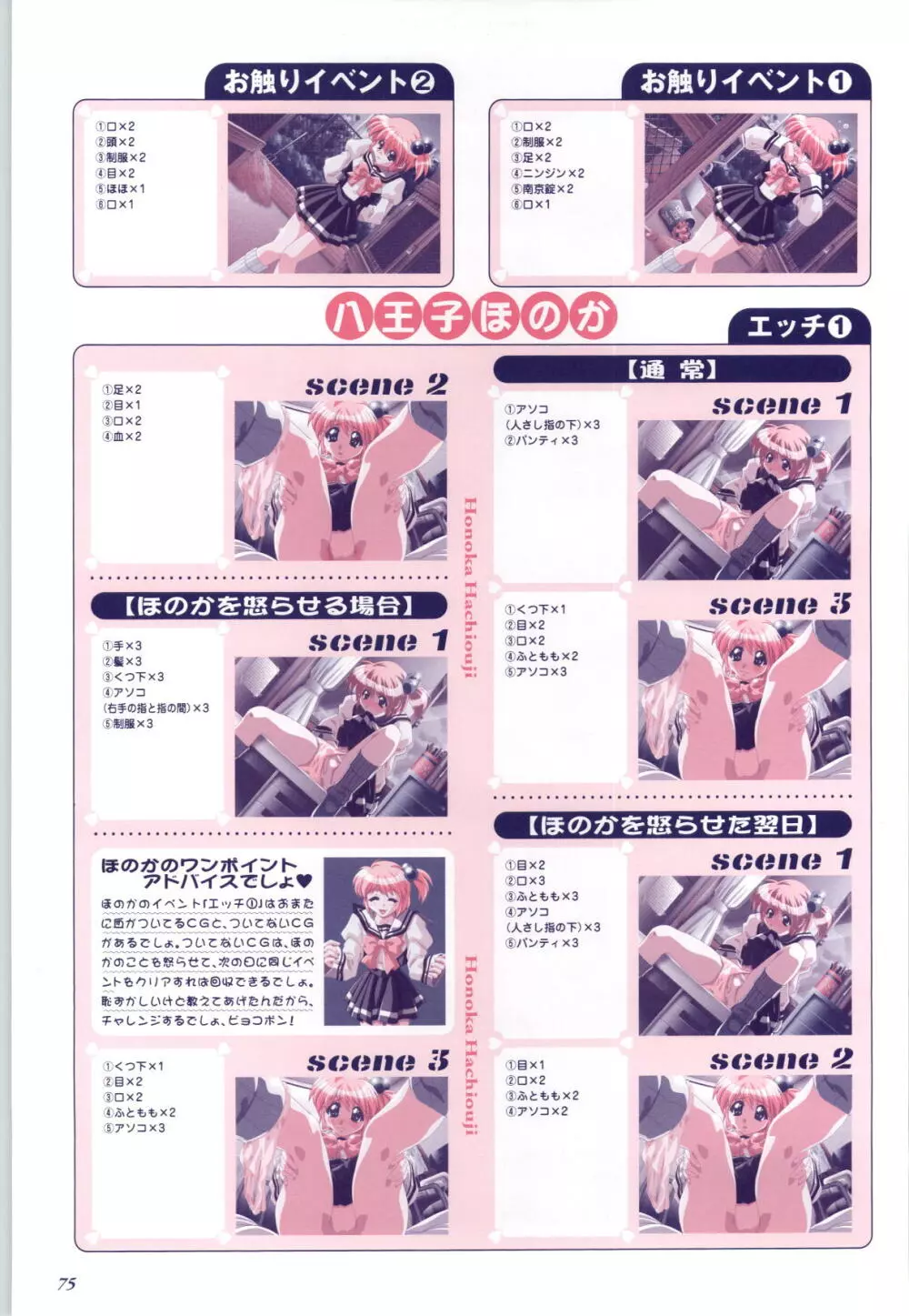 Touch me ～恋のおくすり～ CG&原画集 Page.77