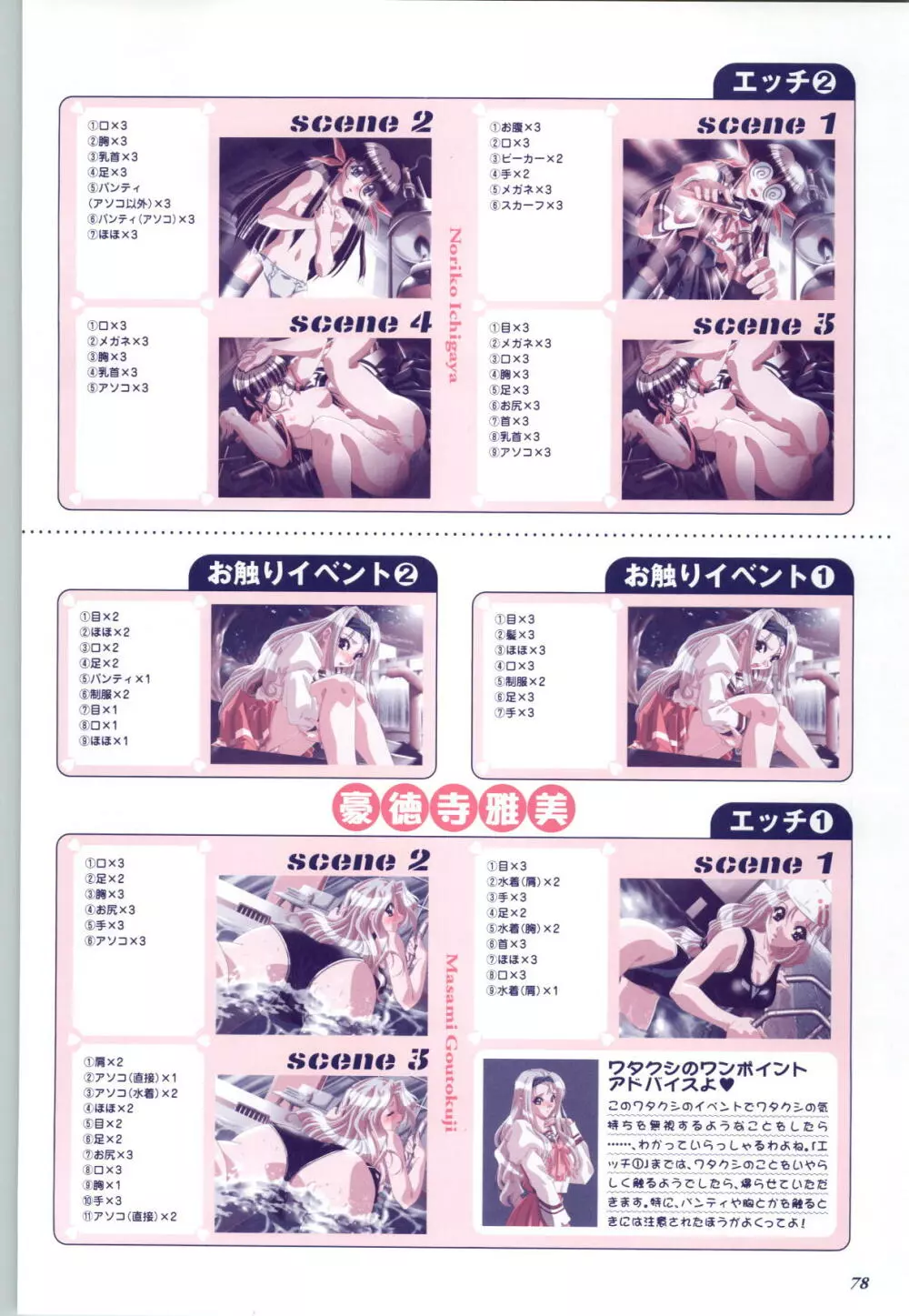 Touch me ～恋のおくすり～ CG&原画集 Page.80