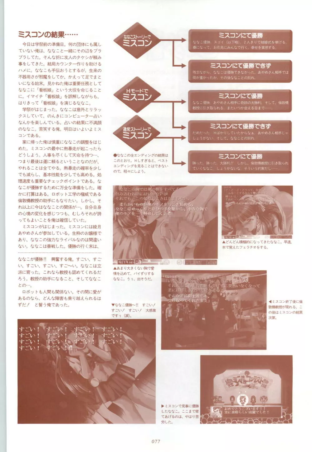 RISE ～ライズ～ 攻略&設定資料集 Page.78
