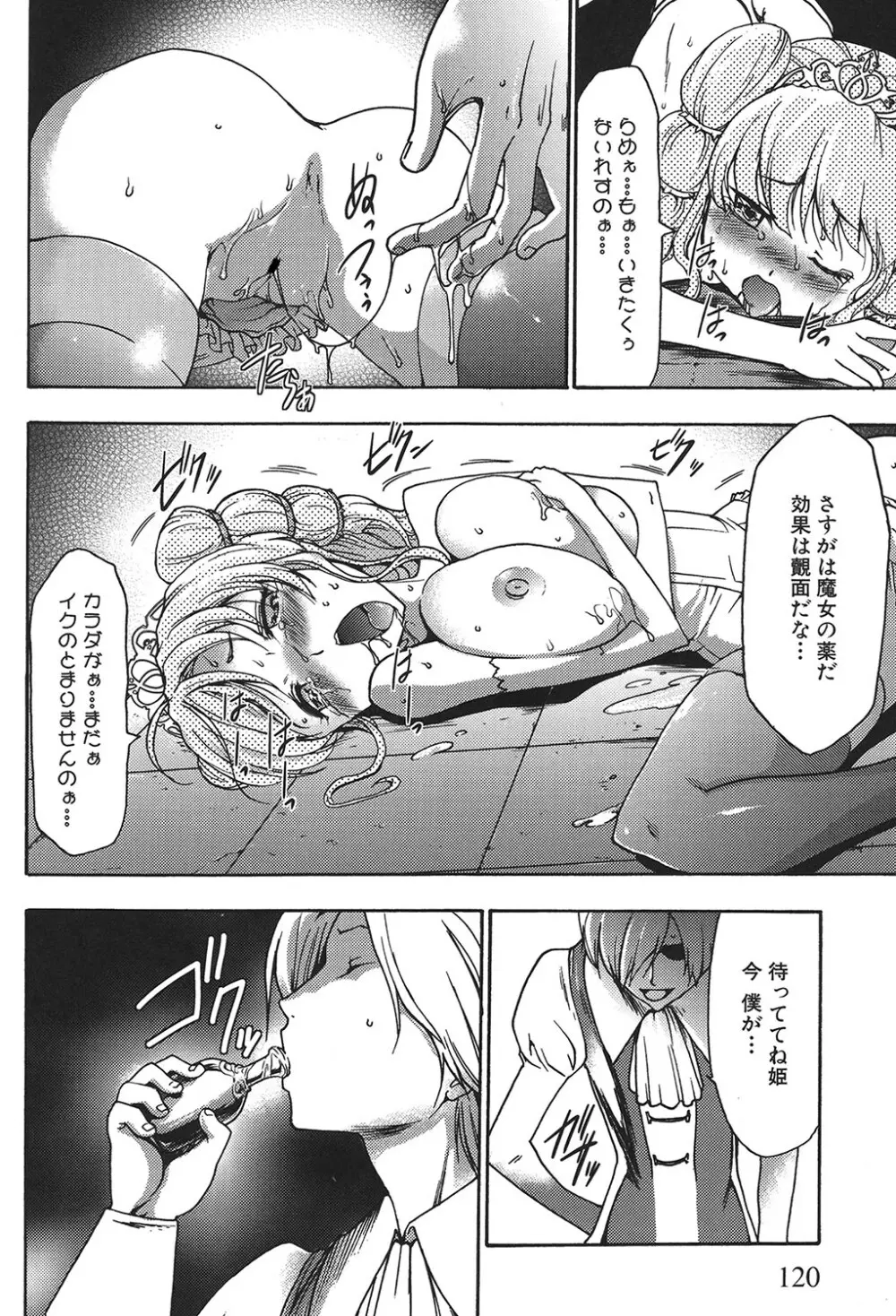 幼姫夜語 眠れないイバラ姫のHな秘め事 Page.121
