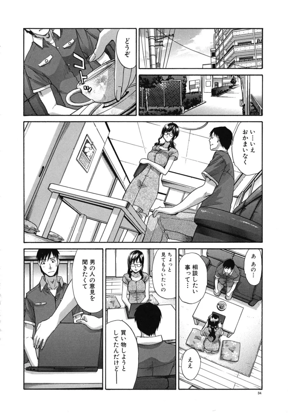 まりこさん -人妻欲情視線- Page.35