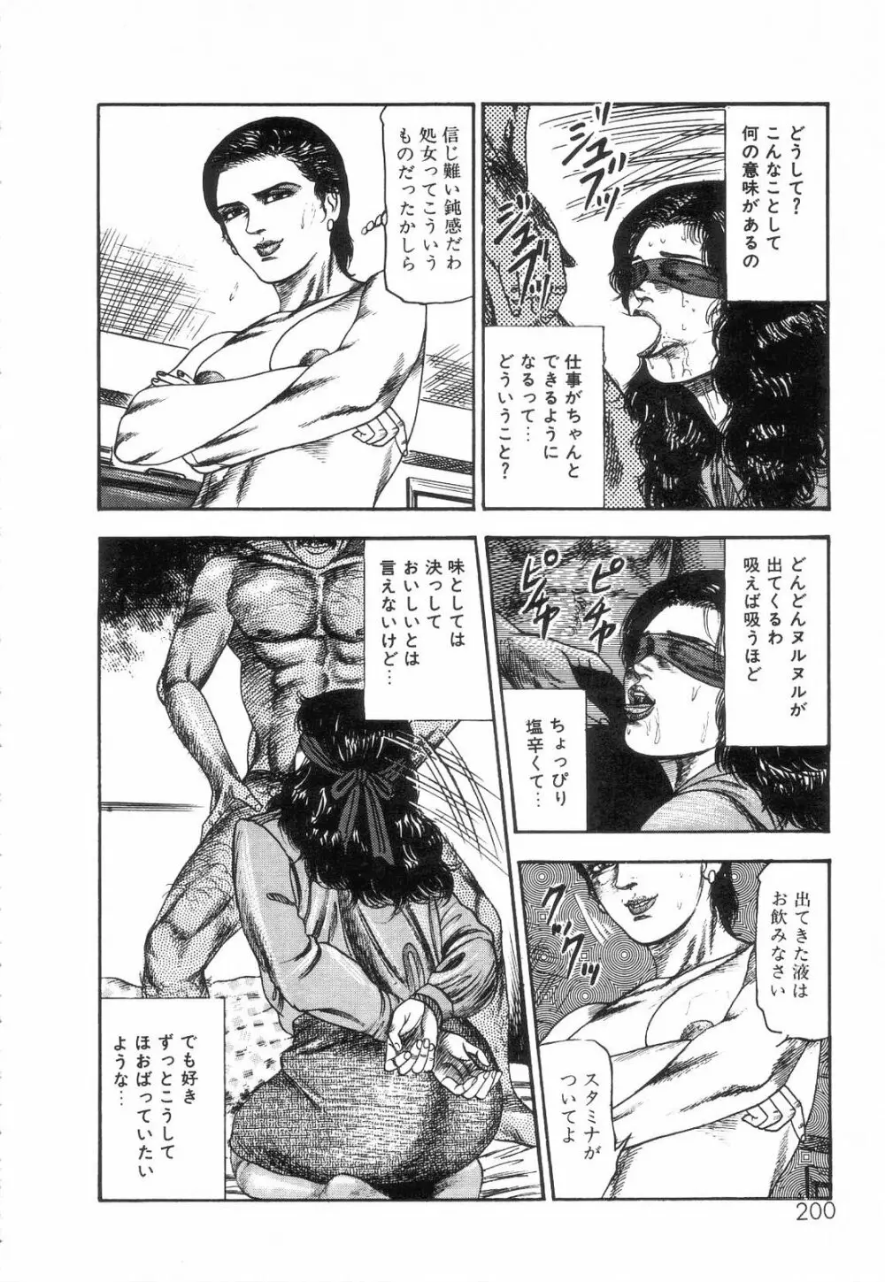 白の黙示録 第2巻 詩音凌辱の章 Page.202