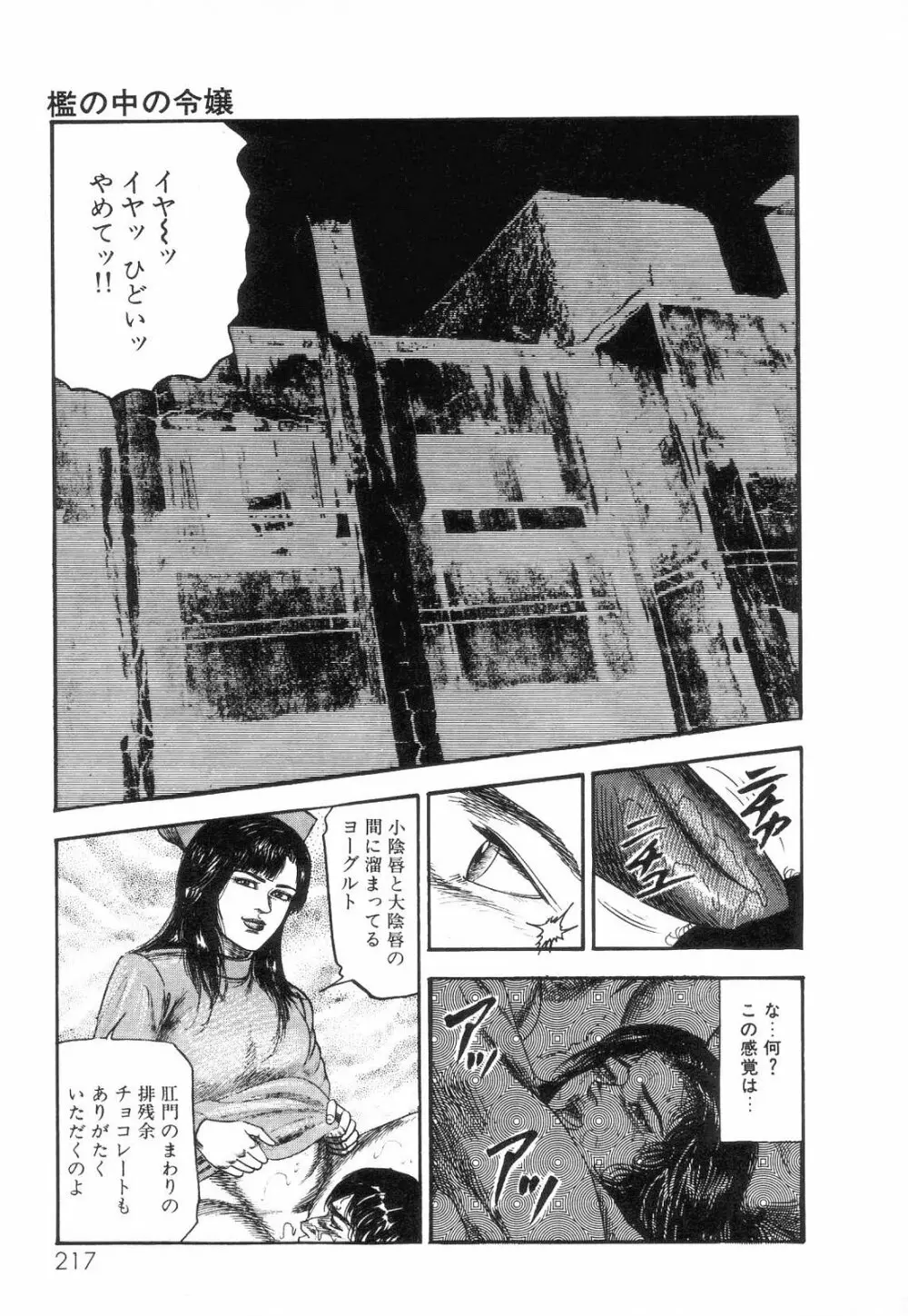 白の黙示録 第2巻 詩音凌辱の章 Page.219