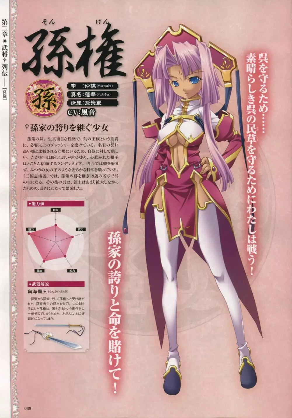 Shin-Koihime Musou Otome Ryouran Sangokushi Engi Perfect Visual Book Page.74