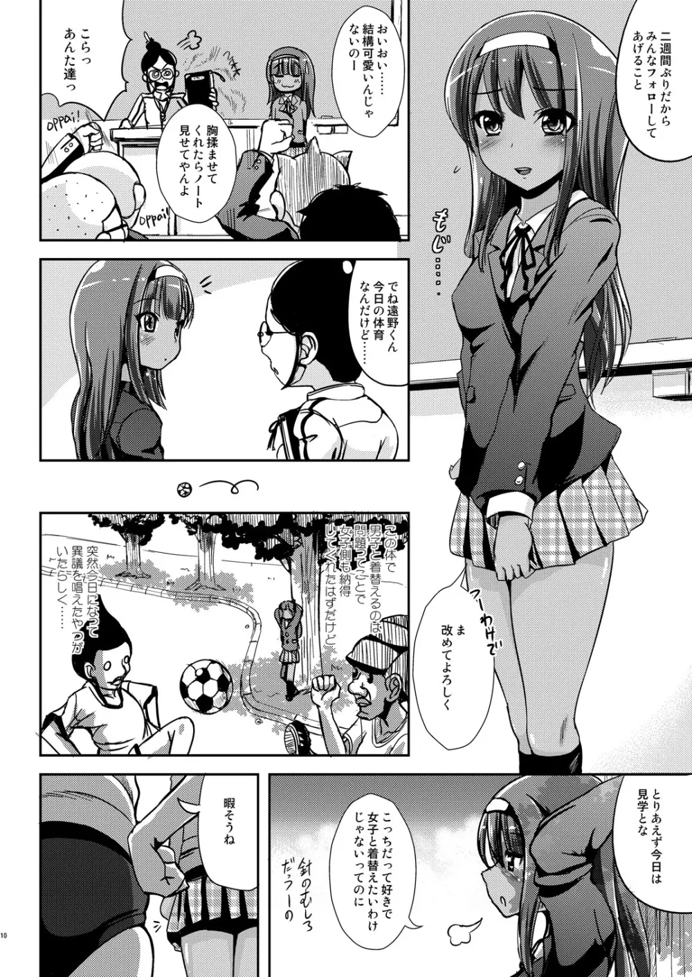 朝女な俺とふたなりっ娘お嬢様 前編 Page.9