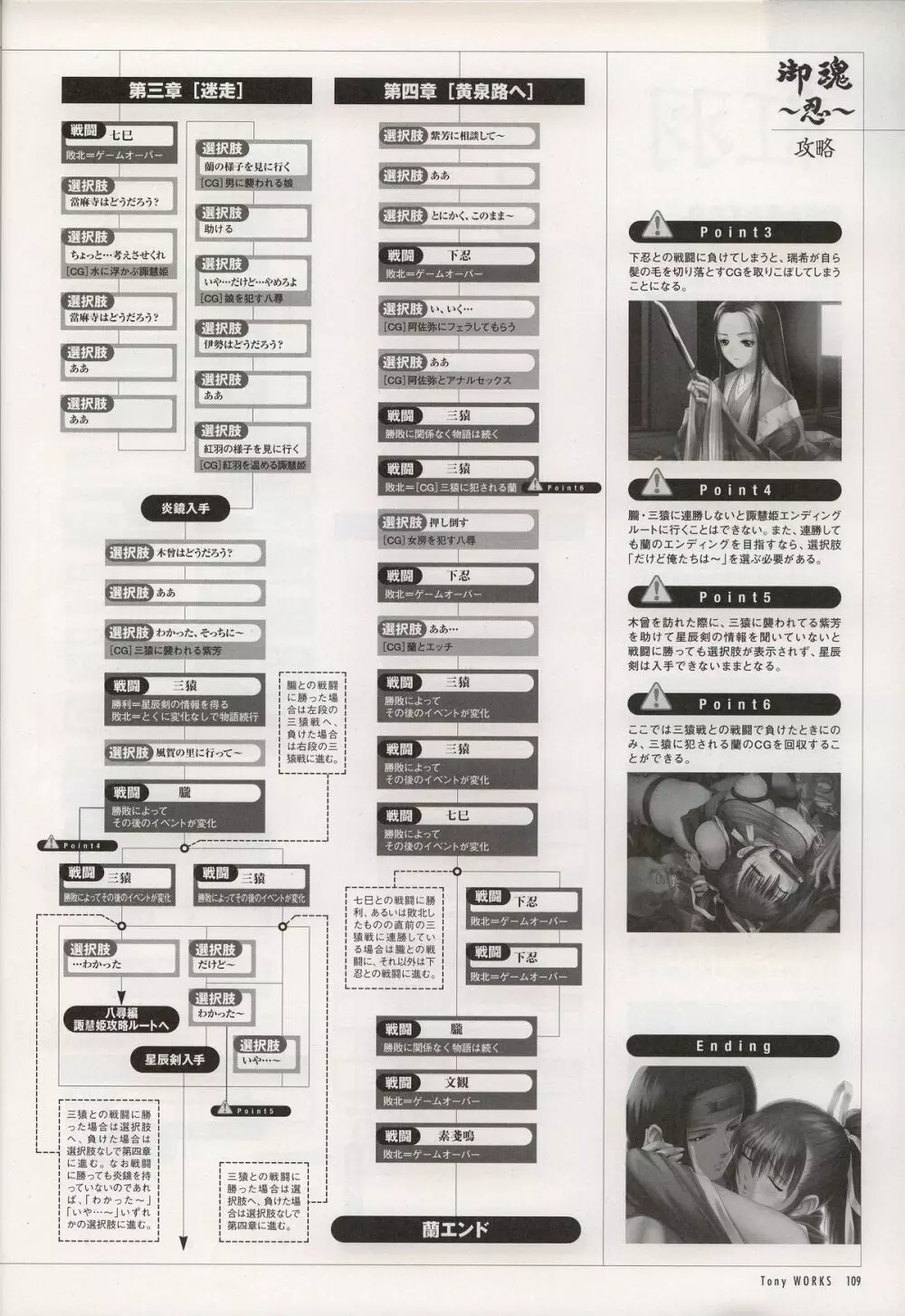 Tony WORKS 御魂～忍～／ARCANA～光と闇のエクスタシス～二作品原画集 Page.114