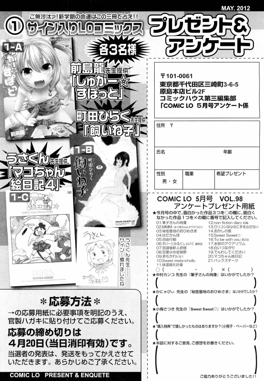 COMIC LO 2012年5月号 Vol.98 Page.448