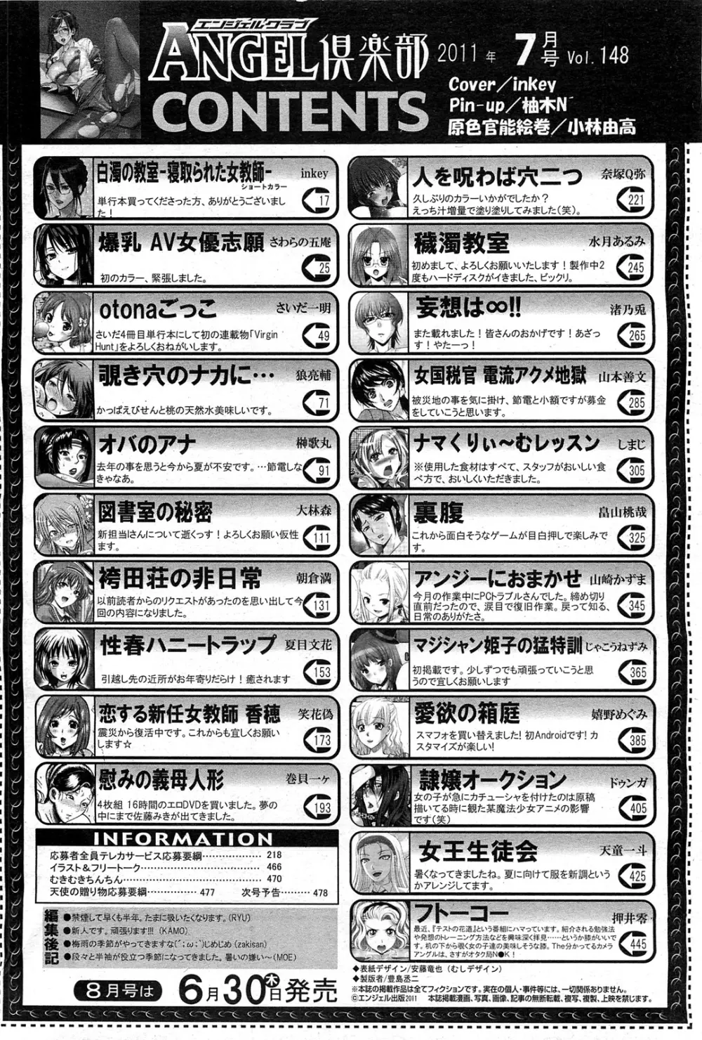 ANGEL 倶楽部 2011年7月号 Page.471