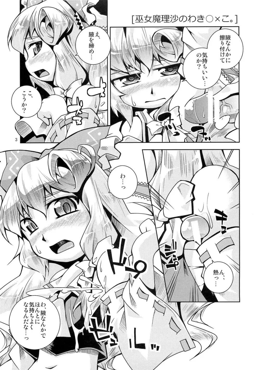 魔理沙の6つの○×コ Page.3