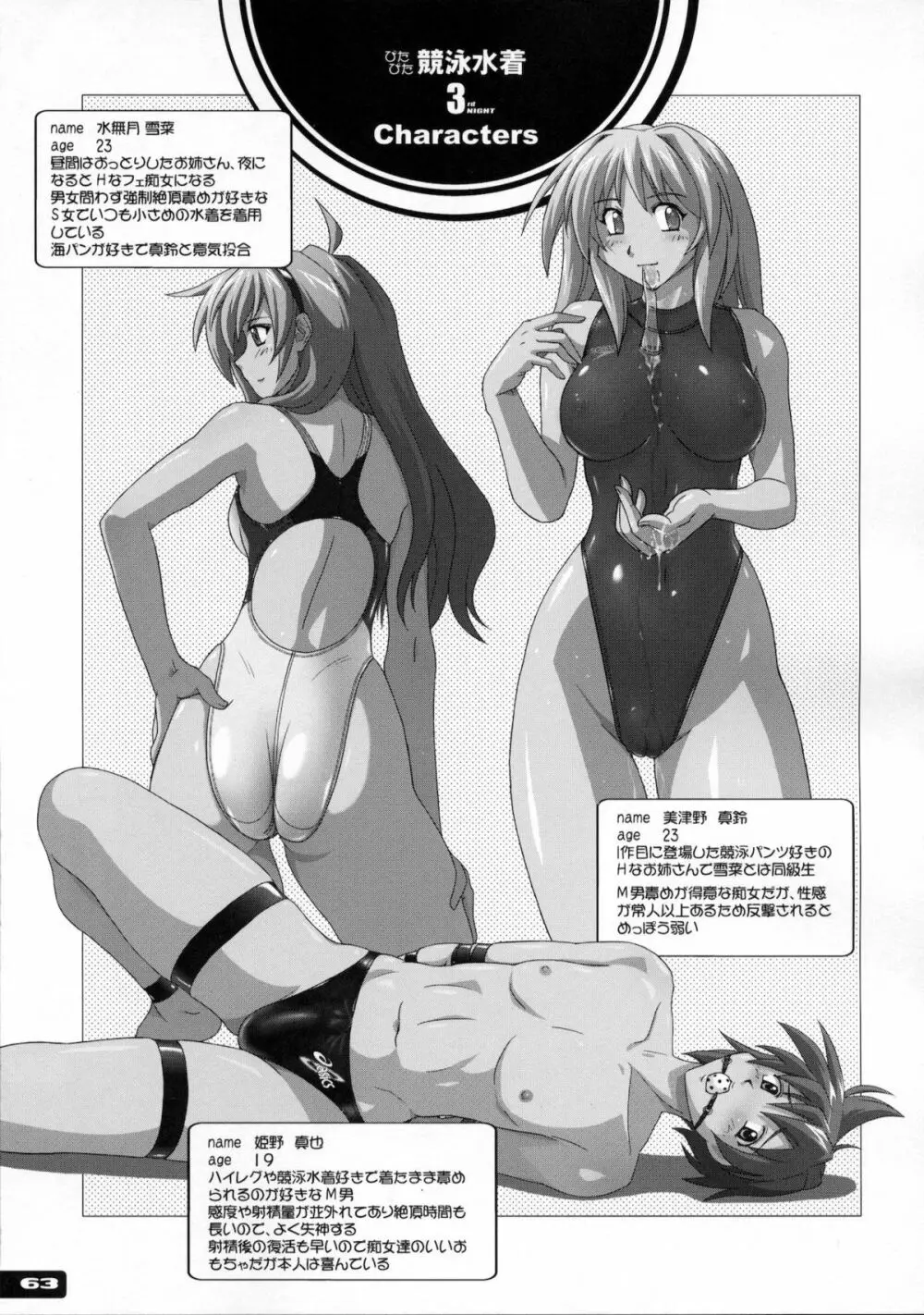 ぴたぴた競泳水着1~3総集編 Page.62