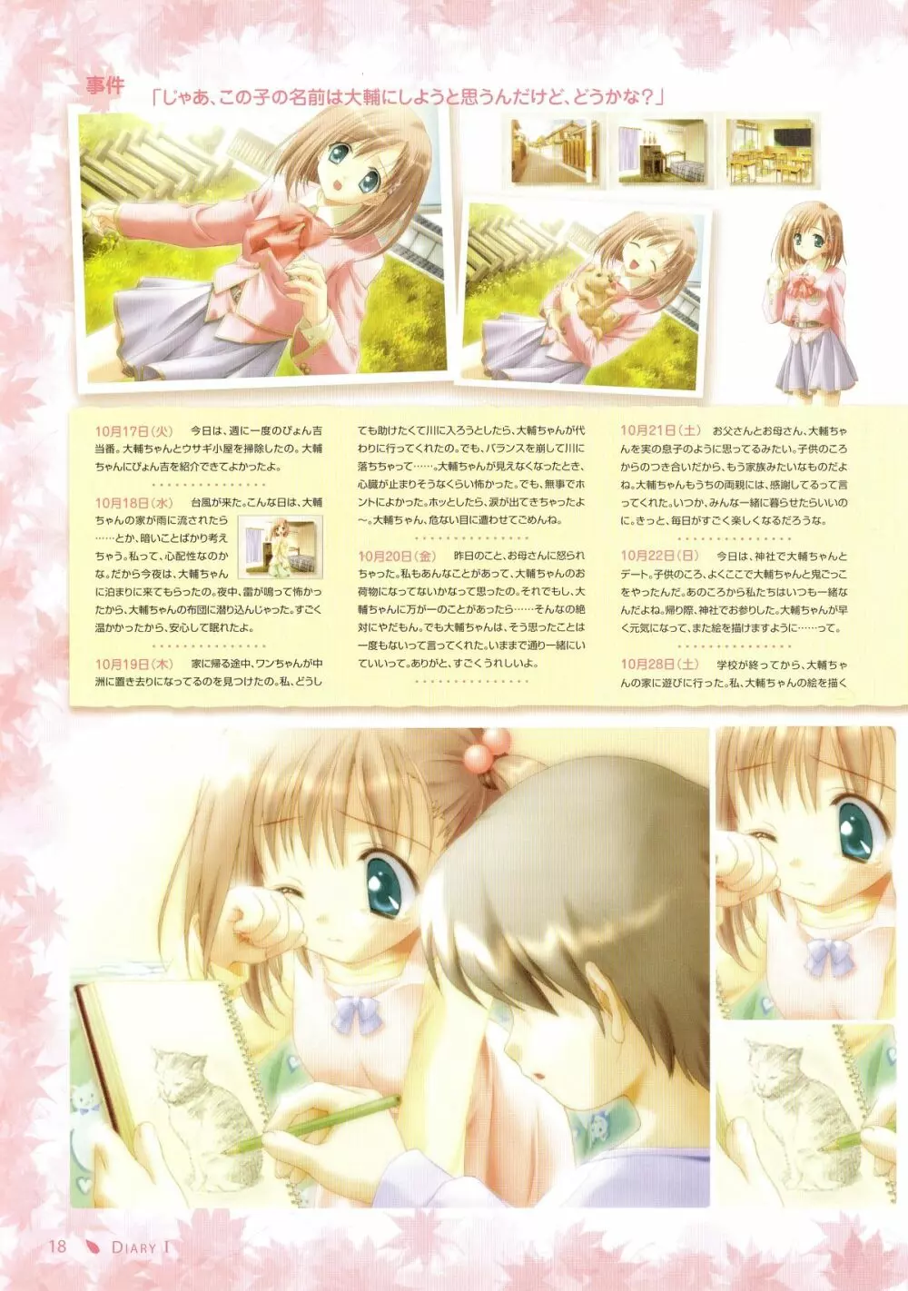 Canvas Sepia iro no Motif Visual Fanbook Page.22