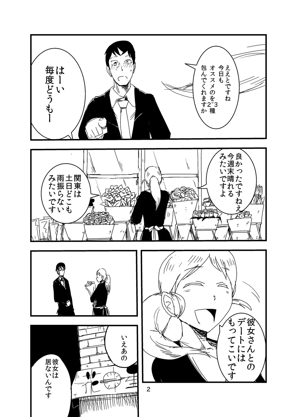 彼女の花床 Page.3