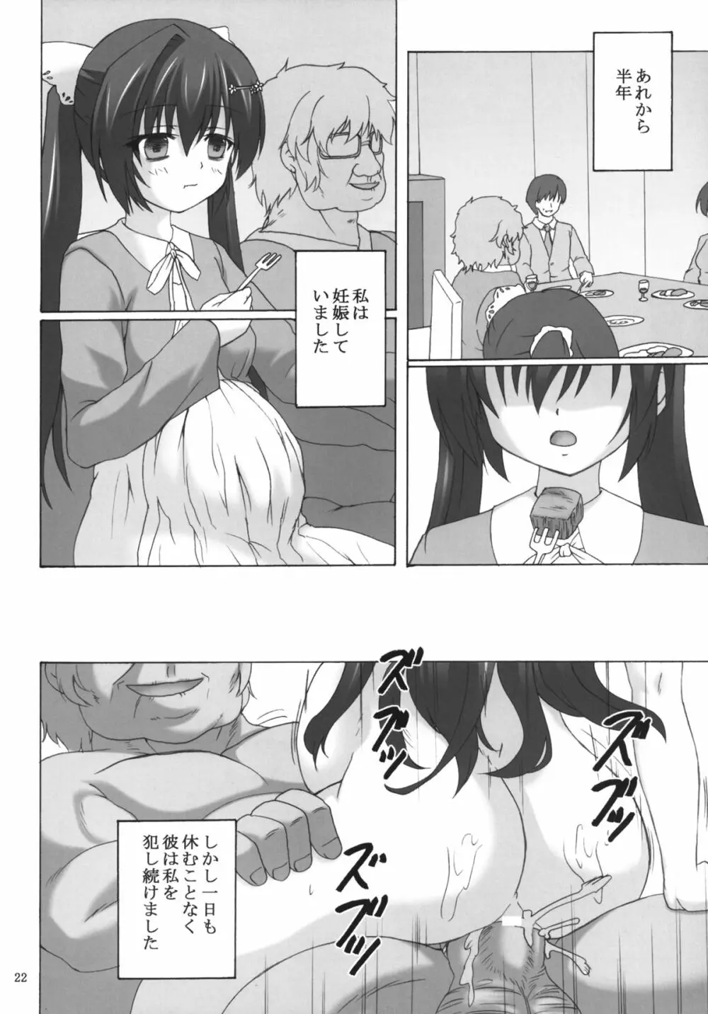 サラの懐妊性活 Page.22