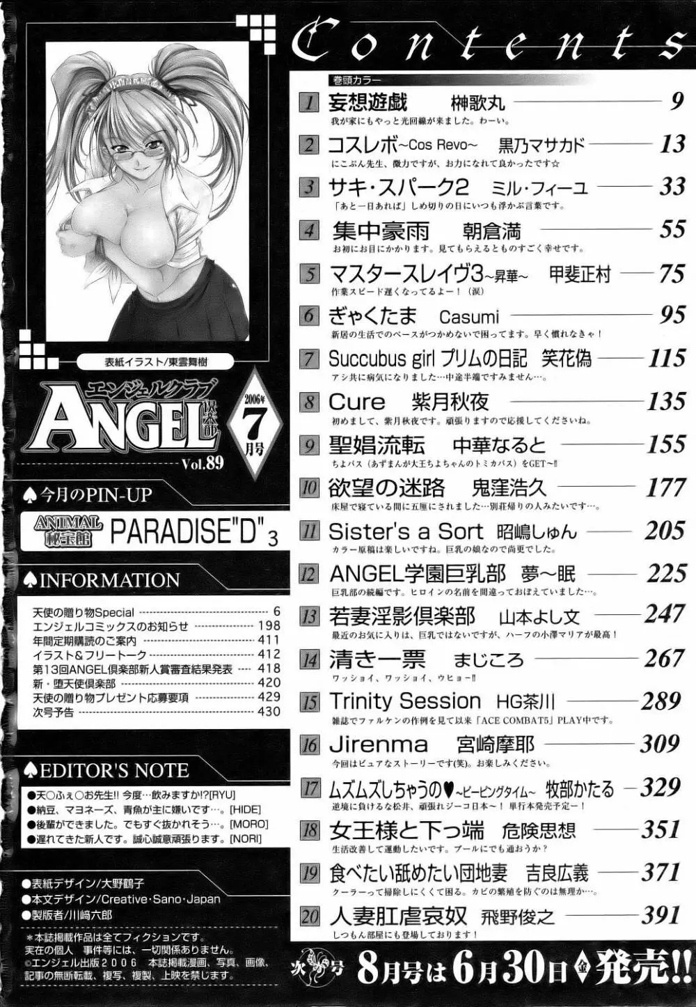 ANGEL 倶楽部 2006年7月号 Page.426