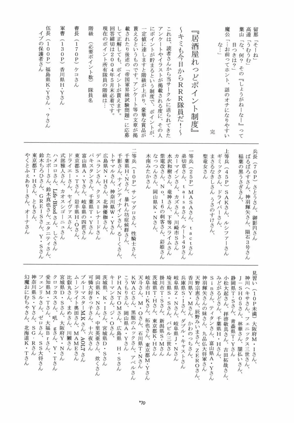 R.R.R. 72nd Book - 暗転 Page.70